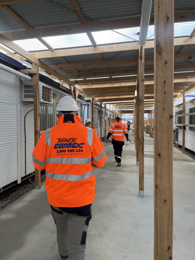 Solar Farm Construction Site Staff