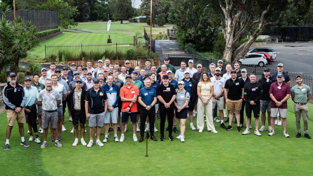 Participants at the TradeConnex Golf Invitational