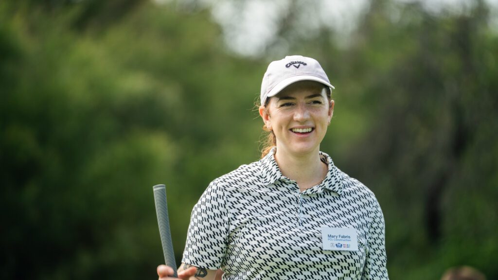 Mary Fabris from PCL Construction at the TradeConnex Golf Invitational
