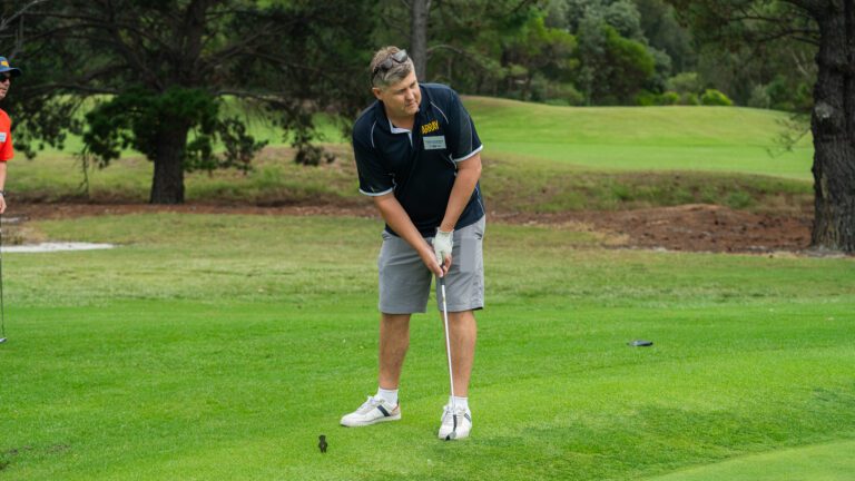 Chris Rowland from Array at the TradeConnex Golf Invitational
