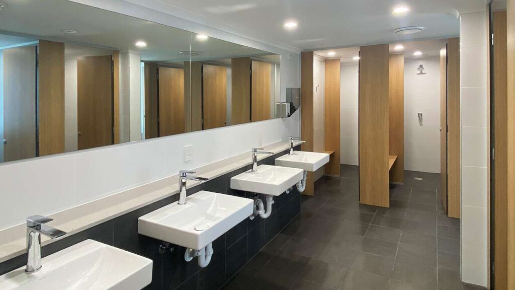 St Paul's College refurbished bathroom, Stage 3 works - TradeConnex